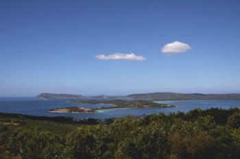 Vancouver Peninsula from Mount Clarence, Albany