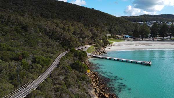 Middleton Beach Ellen Cove Boardwalk and Jetty at Middleton Beach WA