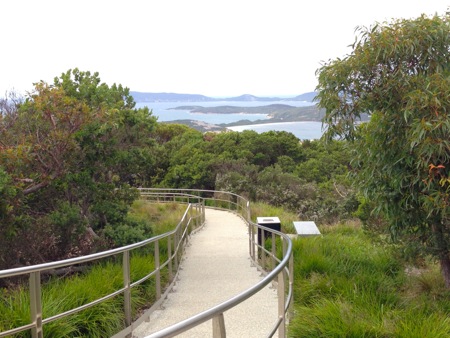 ANZAC Desert Corp Memorial from the Mount Clarence summit