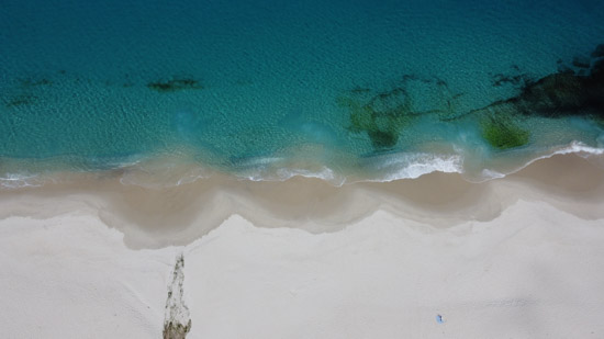 Shelly Beach Top Down Picture