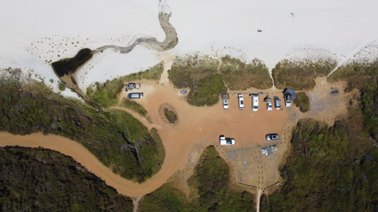 Shelley Beach, sandy white beach