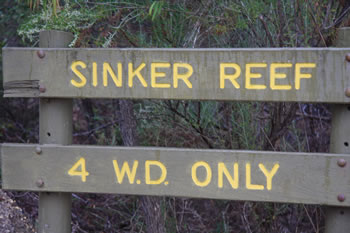 Sinker Reef Four WHeel Drive 4WD only